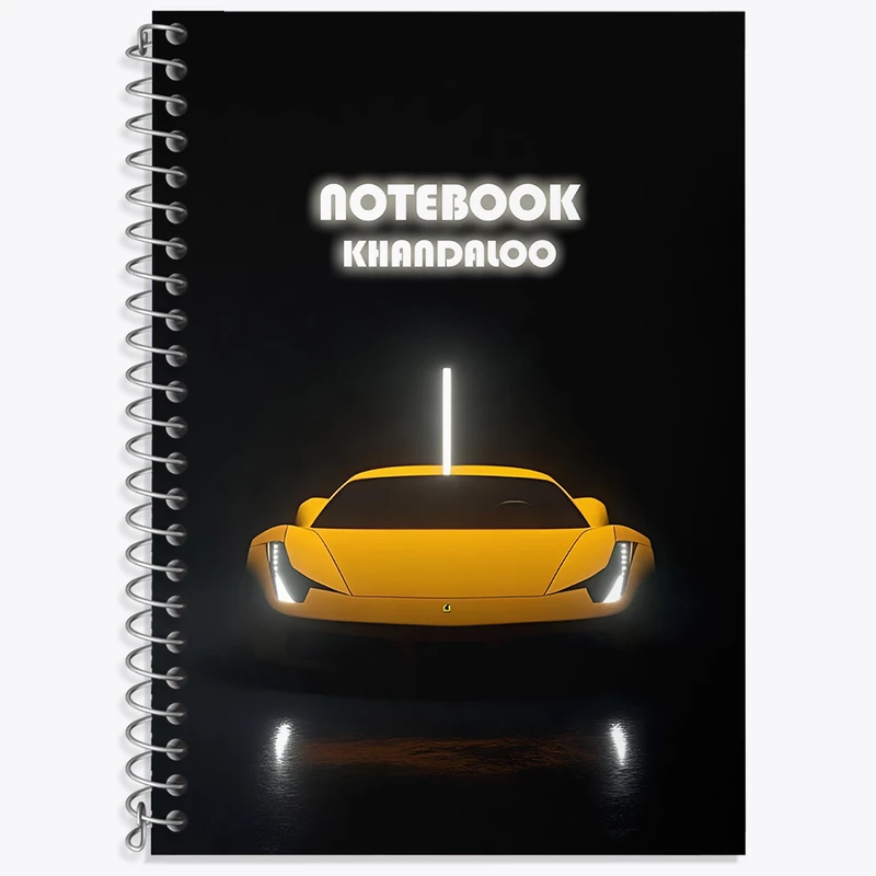 دفتر نت موسیقی 50 برگ خندالو طرح فراری (Ferrari 488) کد N7530