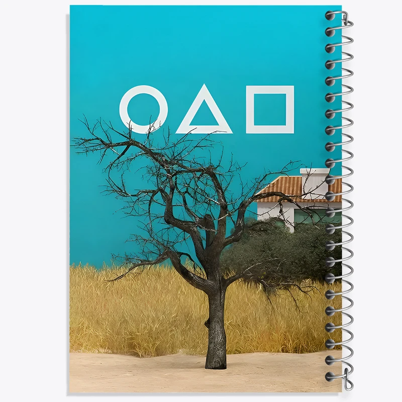 دفتر نقاشی 50 برگ خندالو طرح بازی مرکب (Squid Game) کد F11852