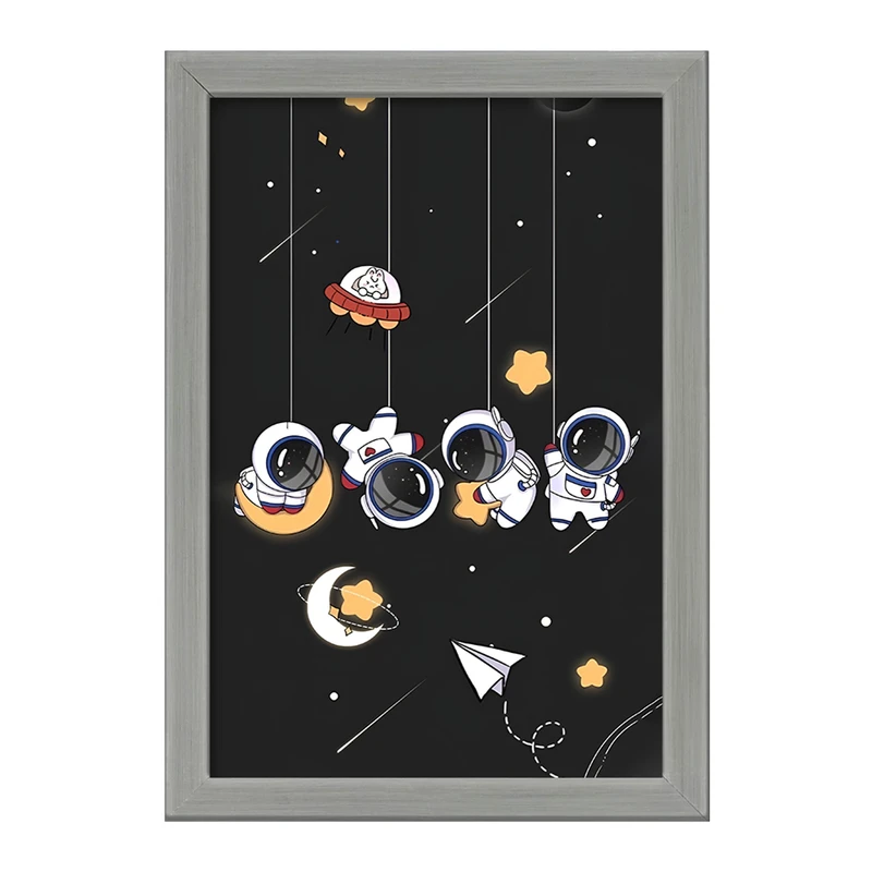 تابلو خندالو طرح فضانورد های بامزه کد F6422