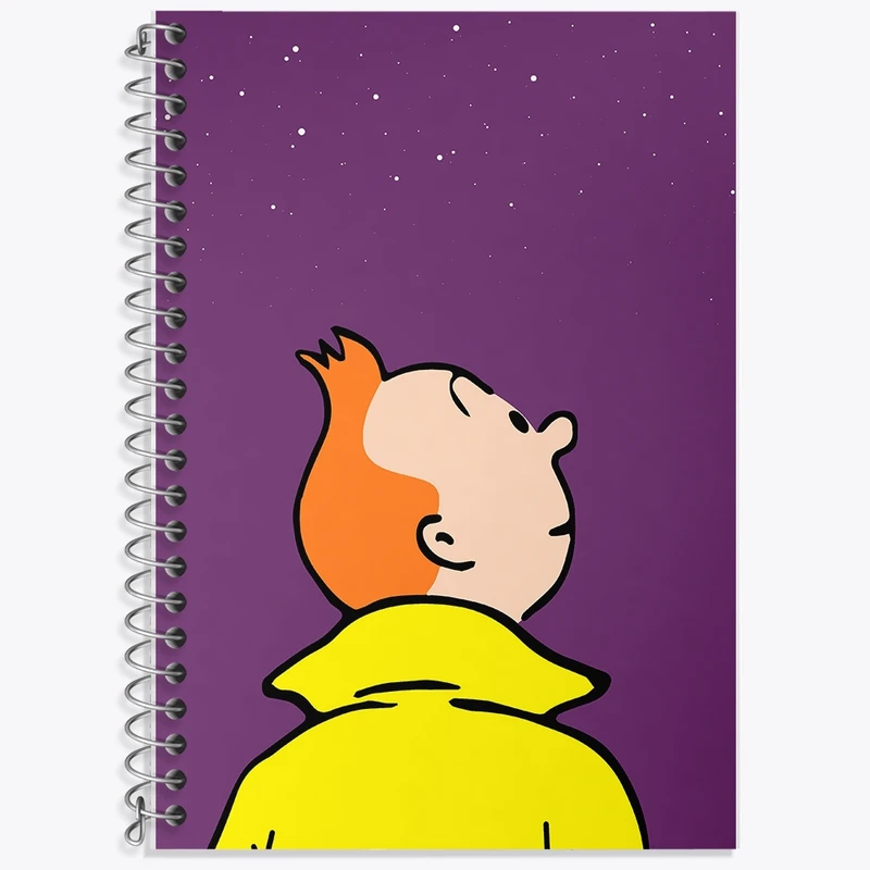 دفتر لغت 50 برگ خندالو طرح تن تن (Tintin) کد F10330