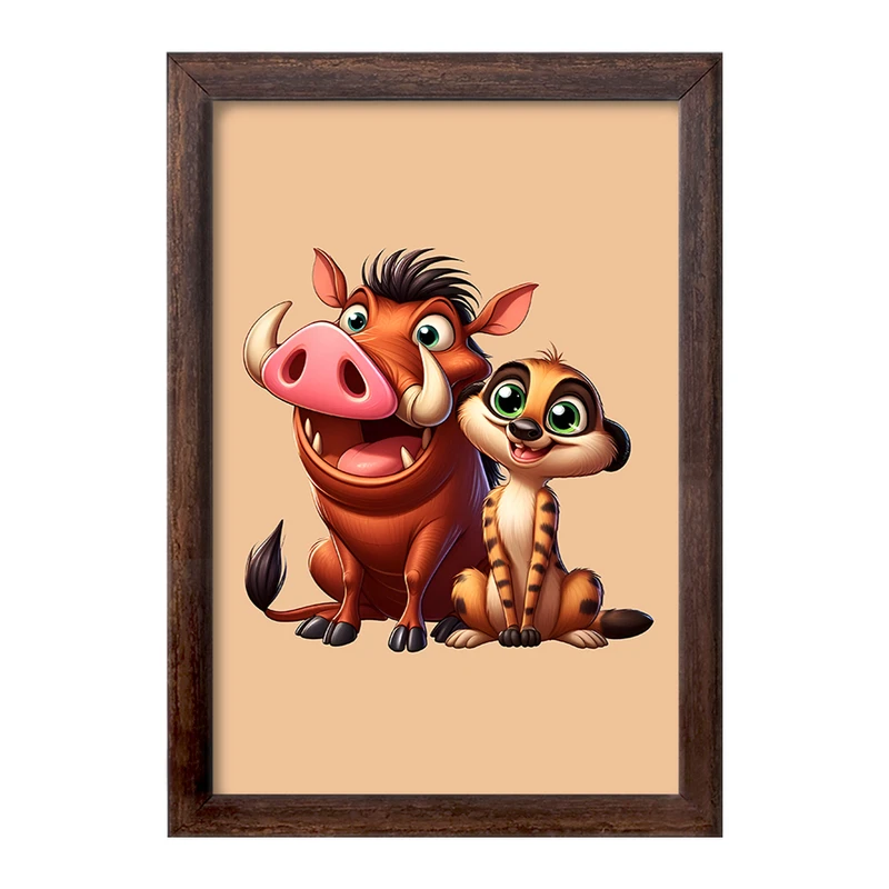 تابلو خندالو طرح شیر شاه کد F7679