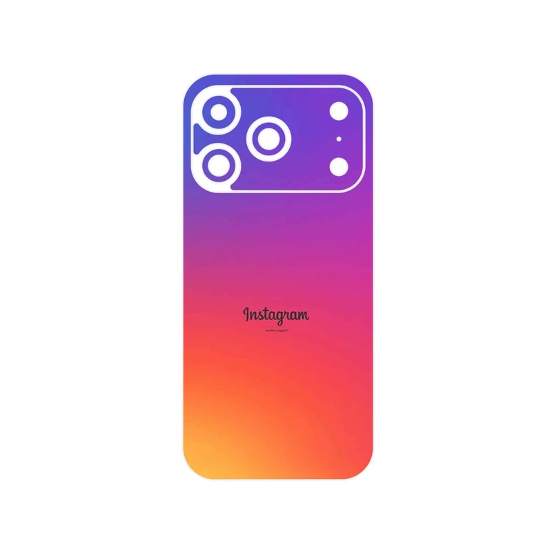 برچسب پوششی ماهوت مدل Instagram مناسب برای گوشی موبایل اپل iPhone 17 Pro
