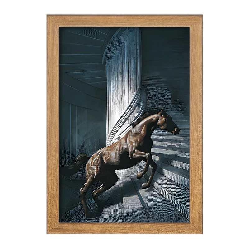 تابلو خندالو طرح اسب کد F13641