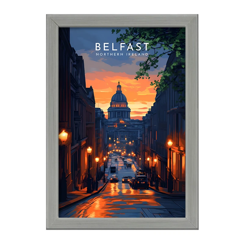 تابلو خندالو طرح بلفاست (Belfast) کد F12893