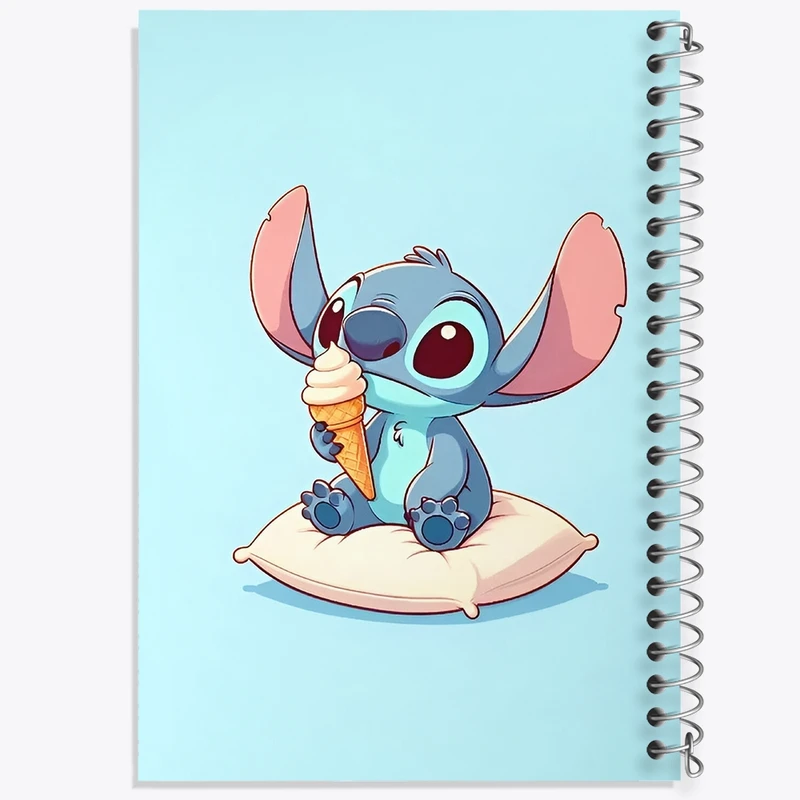 دفتر شطرنجی 50 برگ خندالو طرح استیچ کد F3328