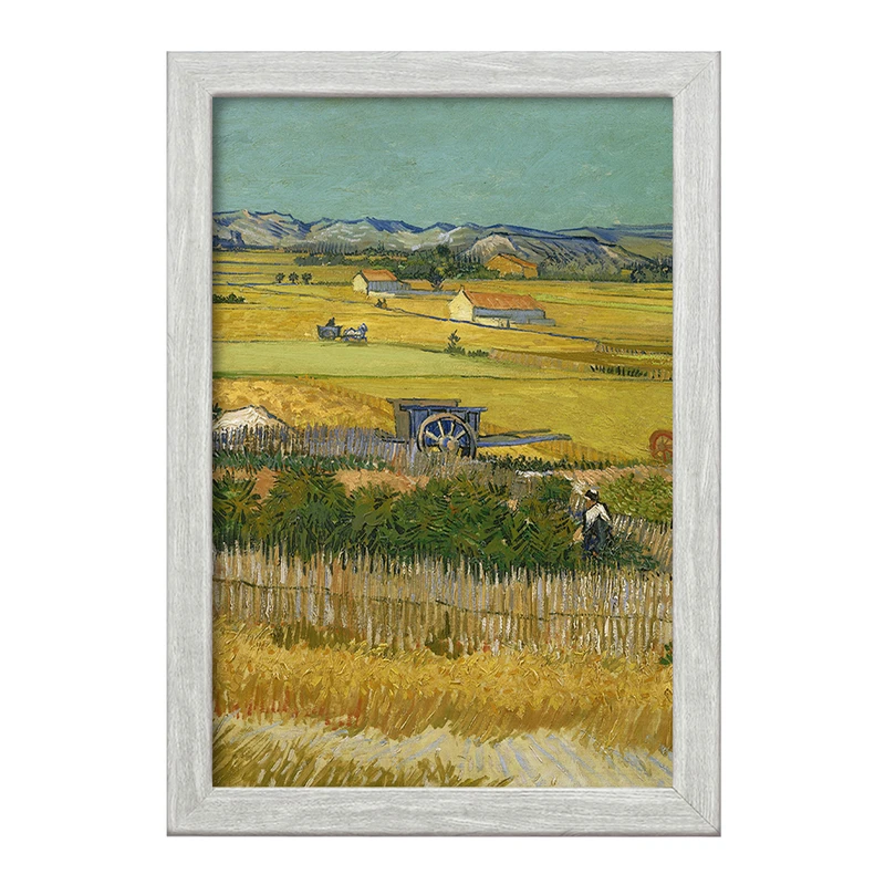 تابلو خندالو طرح برداشت ونسان ونگوگ (Van Gogh) کد 36788