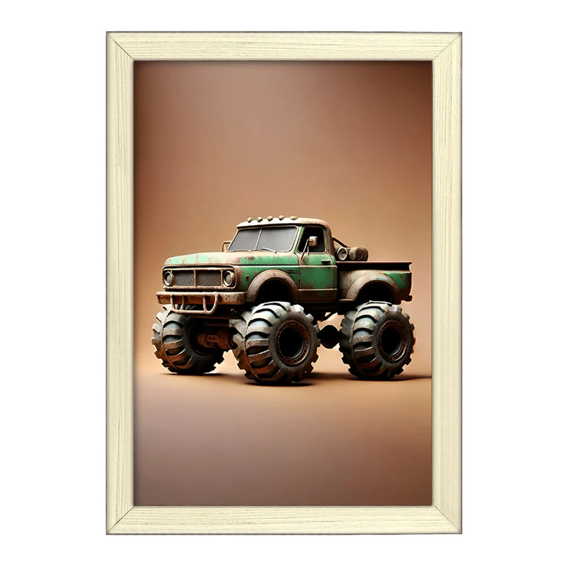 تابلو خندالو طرح ماشین آفرود (Off Road) کد F7938