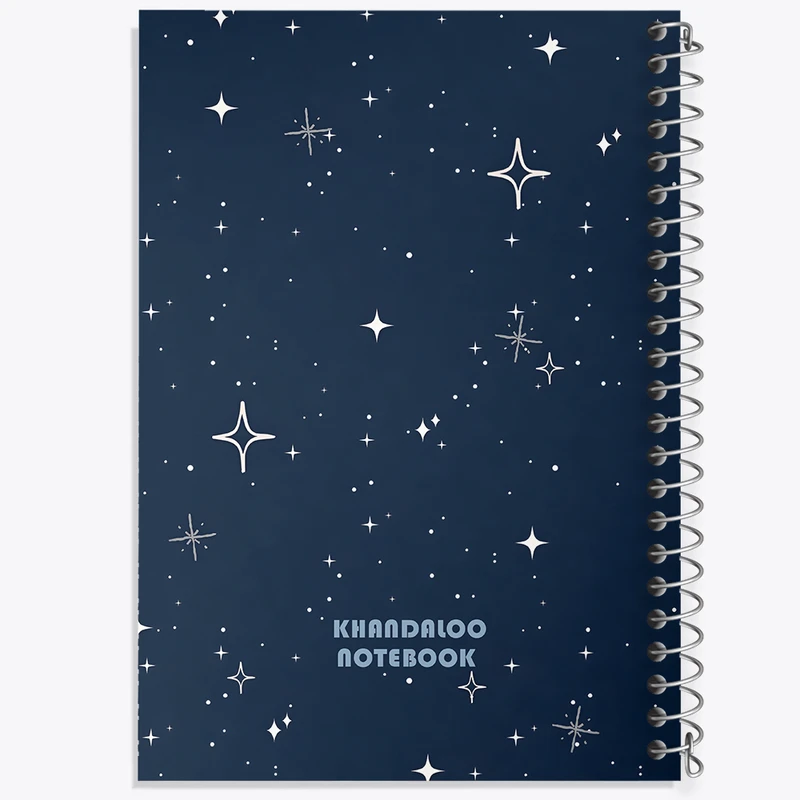 دفتر مشق 100 برگ خندالو طرح ستاره کد N6078