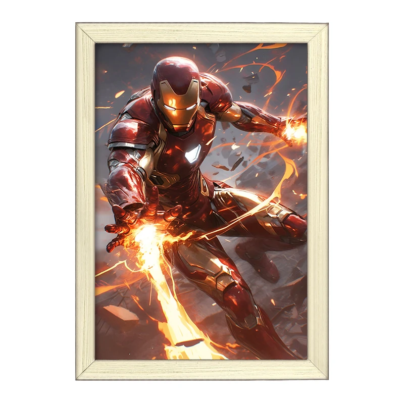 تابلو خندالو طرح مرد آهنی مارول (Marvel) کد F4752