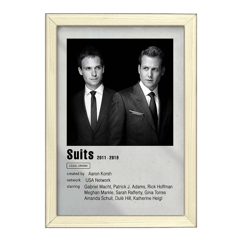 تابلو خندالو طرح کت شلواری ها (Suits) کد F11284