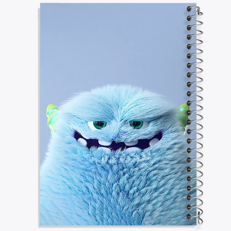 دفتر مشق 50 برگ خندالو طرح هیولای بامزه کد F3336