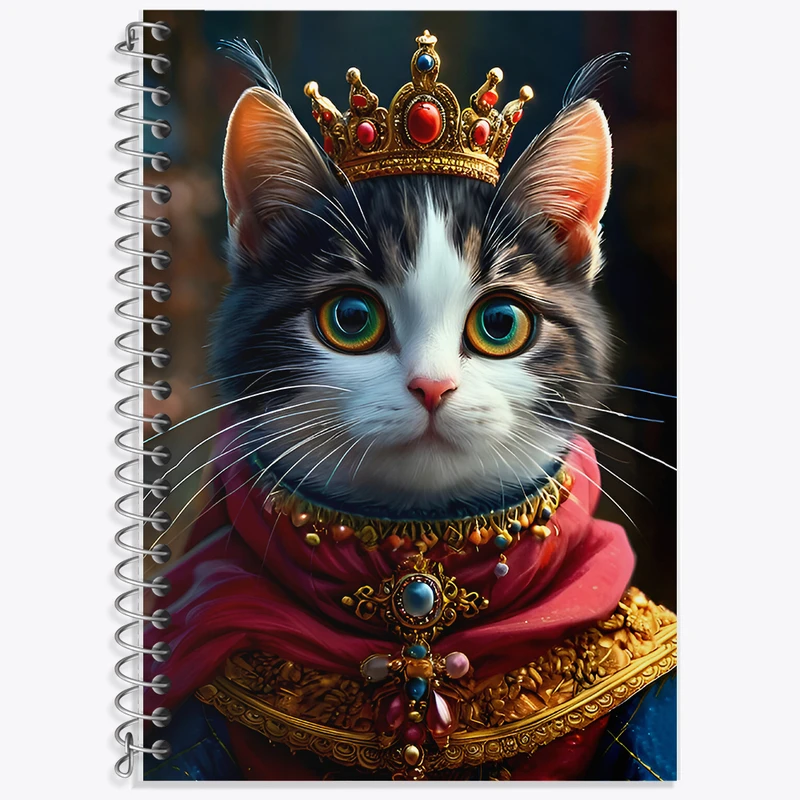 دفتر نت موسیقی 50 برگ خندالو طرح گربه بامزه کد F9003