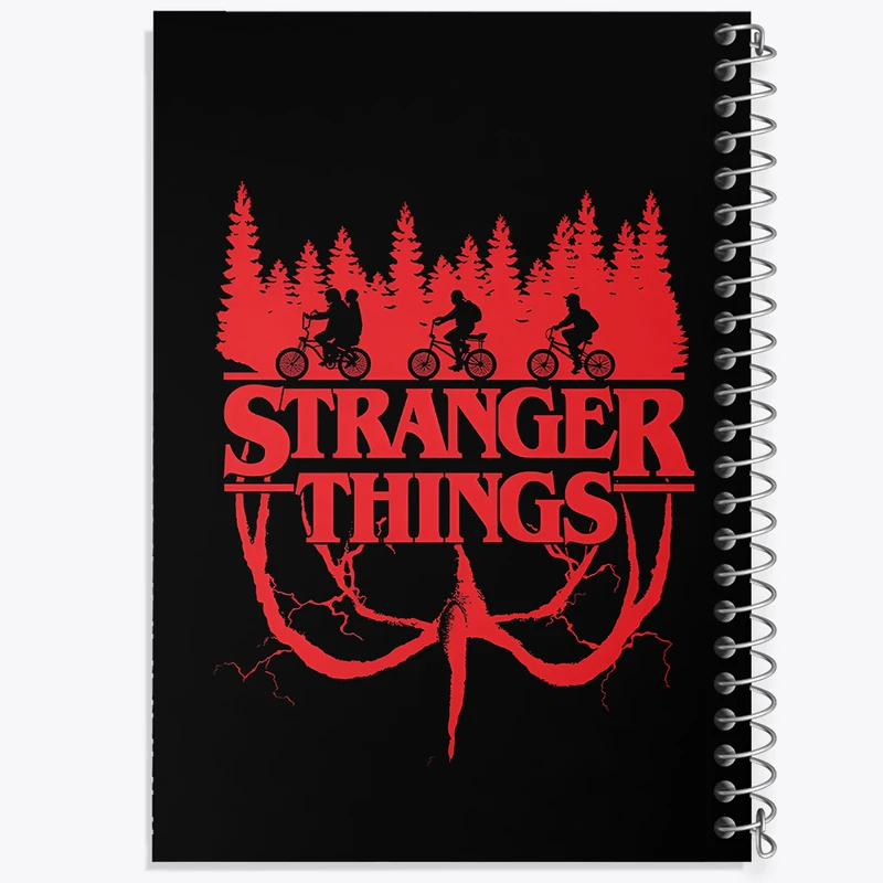 دفتر نقاشی 50 برگ خندالو طرح استرنجر تینگز (Stranger Things) کد N7719