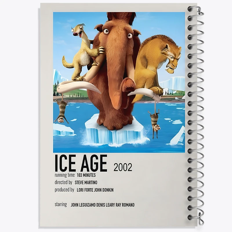 دفتر نقاشی 50 برگ خندالو طرح عصر یخبندان (Ice Age) کد F13385
