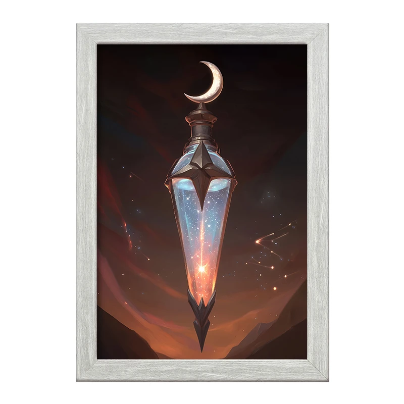 تابلو خندالو طرح بطری اکسیر اسپیرال منشوری کد F10773