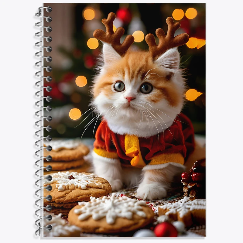 دفتر نت موسیقی 50 برگ خندالو طرح گربه بامزه کد F9007