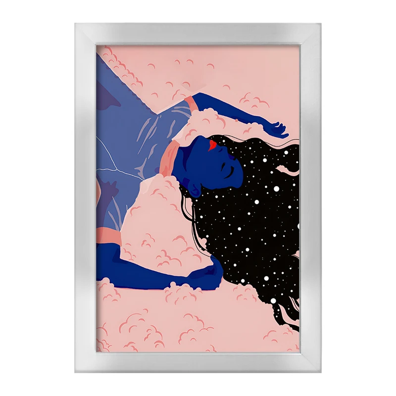 تابلو خندالو طرح دخترانه ی کهکشانی کد F4268