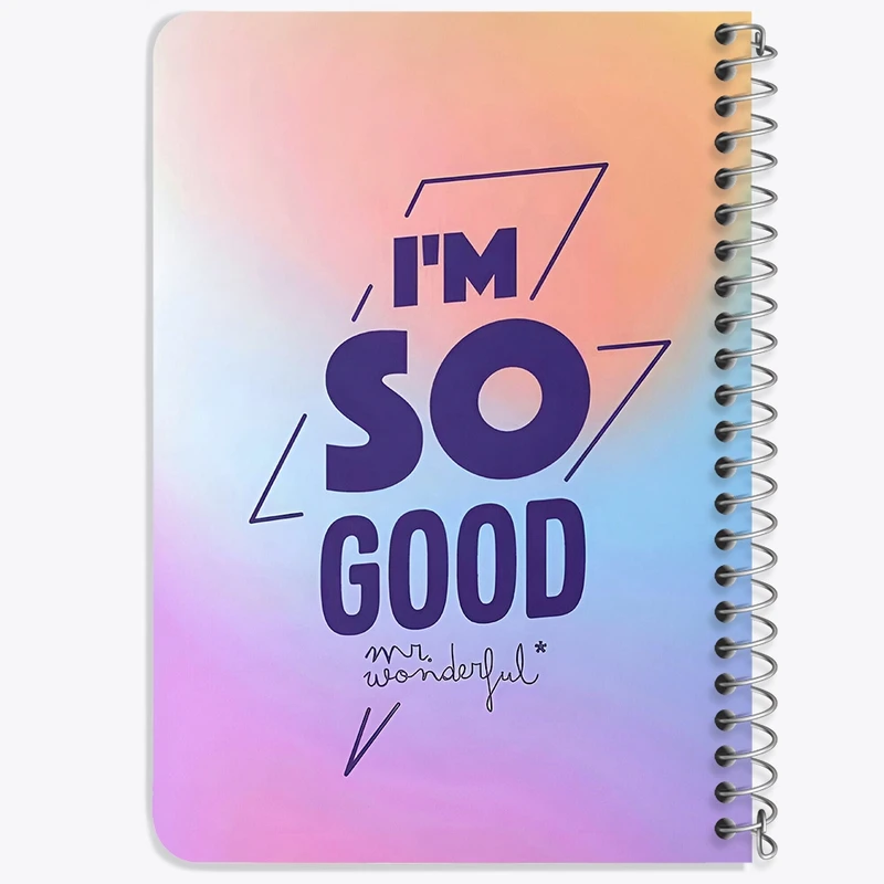دفتر یادداشت 50 برگ خندالو طرح I'm So Good کد N6034
