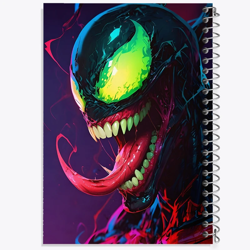 دفتر مشق 100 برگ خندالو طرح ونوم (Venom) کد F8958