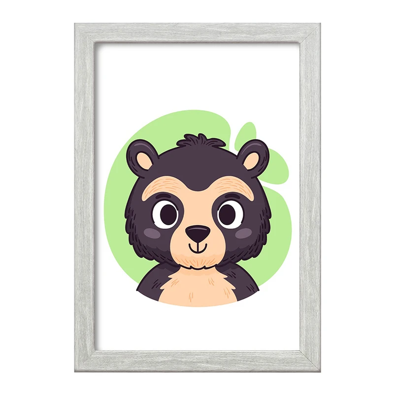 تابلو خندالو طرح حیوانات بامزه کد 37159