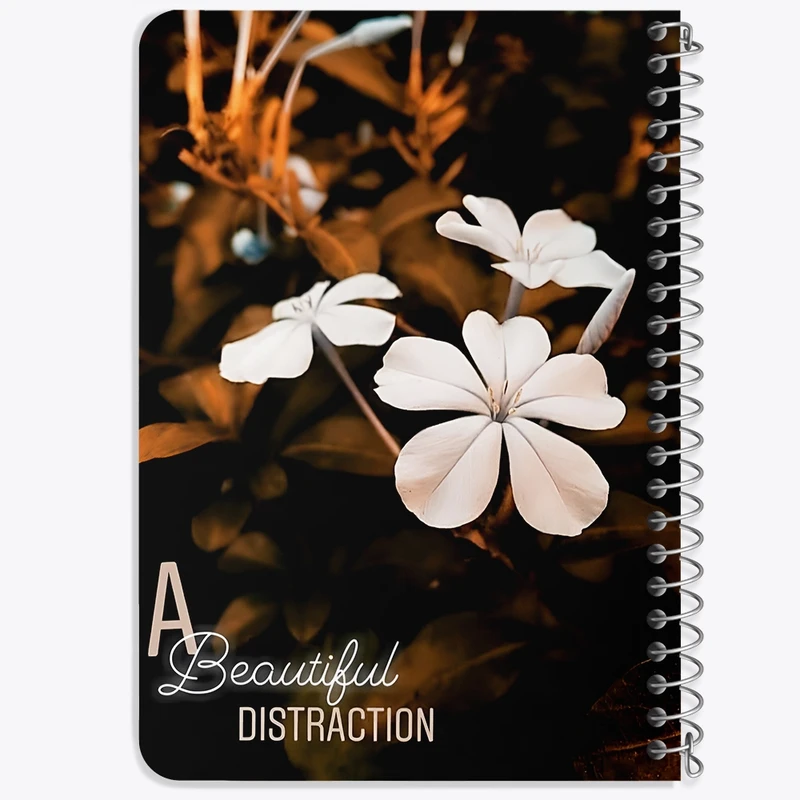 دفتر یادداشت 50 برگ خندالو طرح A Beautiful Distraction کد F13645