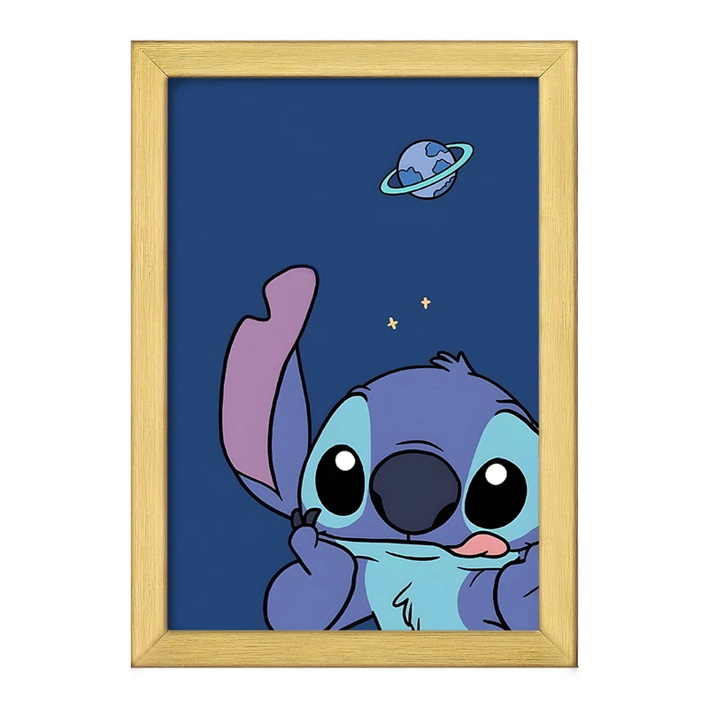 تابلو خندالو طرح استیچ کد F1418