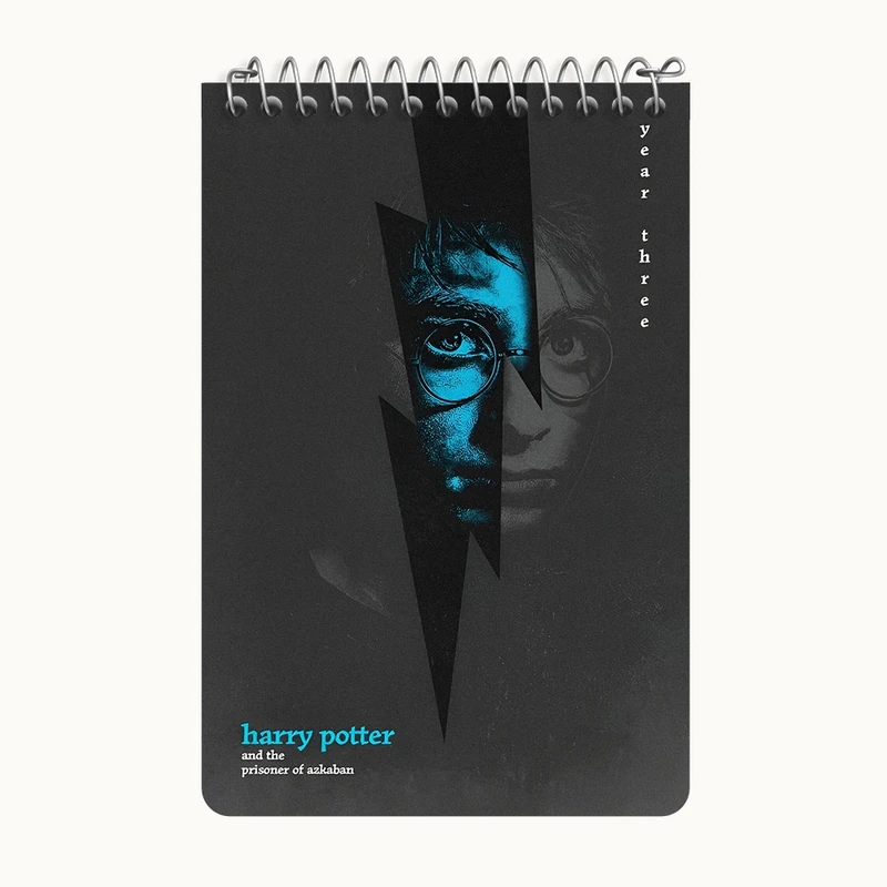 دفتر یادداشت 50 برگ خندالو طرح هری پاتر (Harry Potter) کد F13527