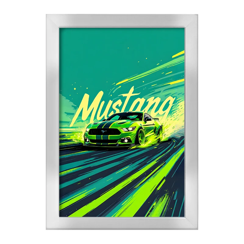 تابلو خندالو طرح فورد (Ford Mustang) کد F13732