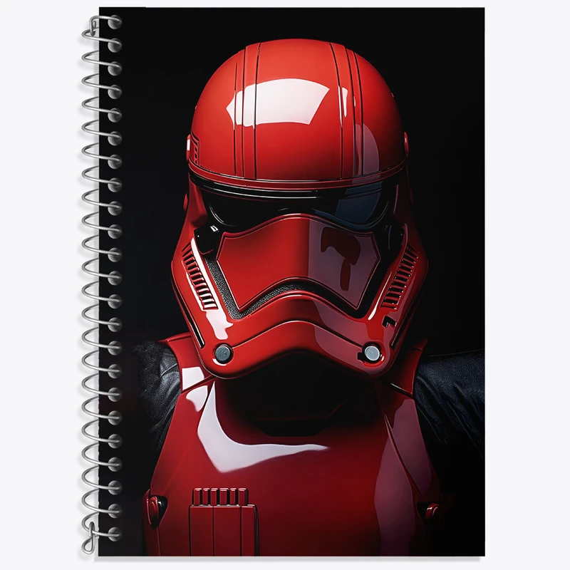 دفتر زبان دوخط 50 برگ خندالو طرح جنگ ستارگان کد F4418