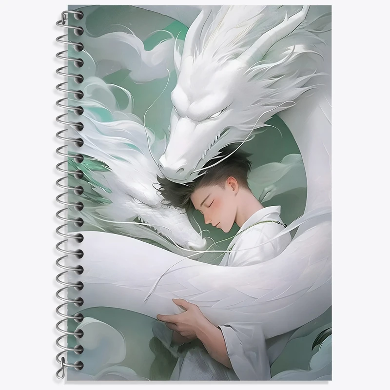 دفتر لغت 50 برگ خندالو طرح پسر و اژدها کد F3416