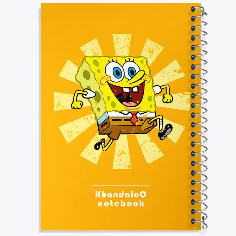 دفتر شطرنجی 50 برگ خندالو طرح باب اسفنجی کد N9447