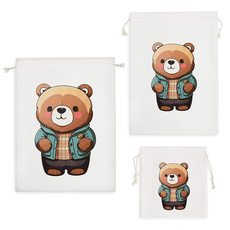 نظم دهنده خندالو مدل خرس بامزه کد H1588 مجموعه 3 عددی