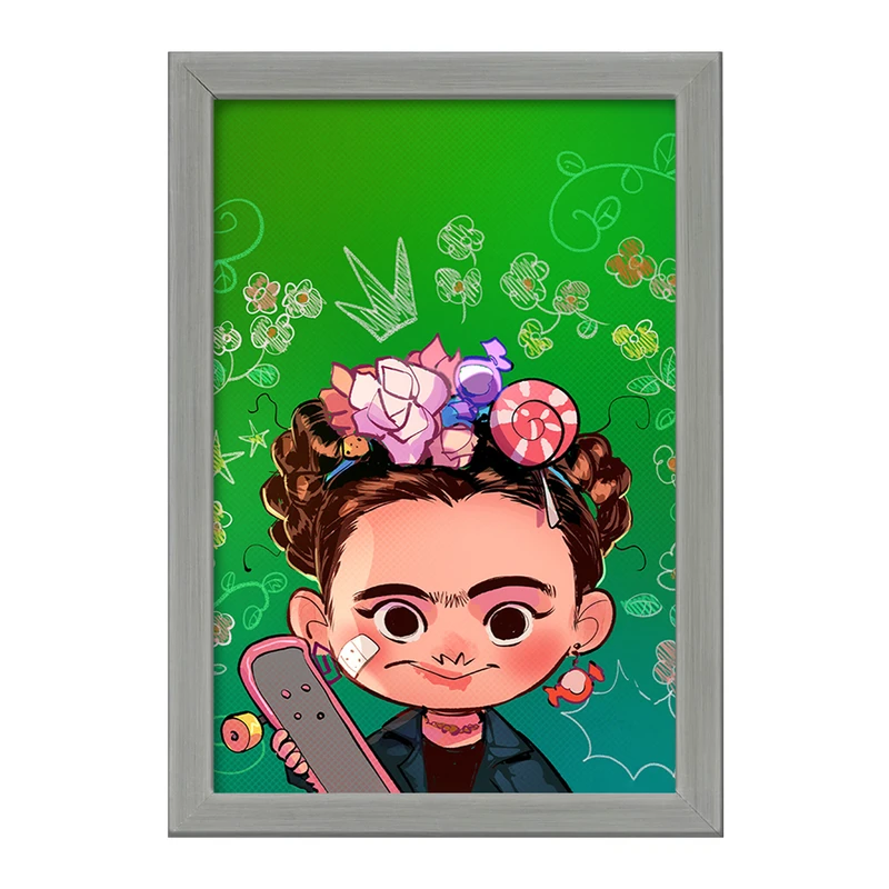 تابلو خندالو طرح فریدا کالو (Frida Kahlo) کد F891