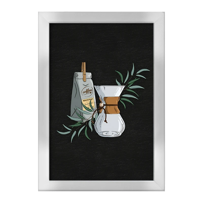 تابلو خندالو طرح قهوه (COFFEE) کد F11048