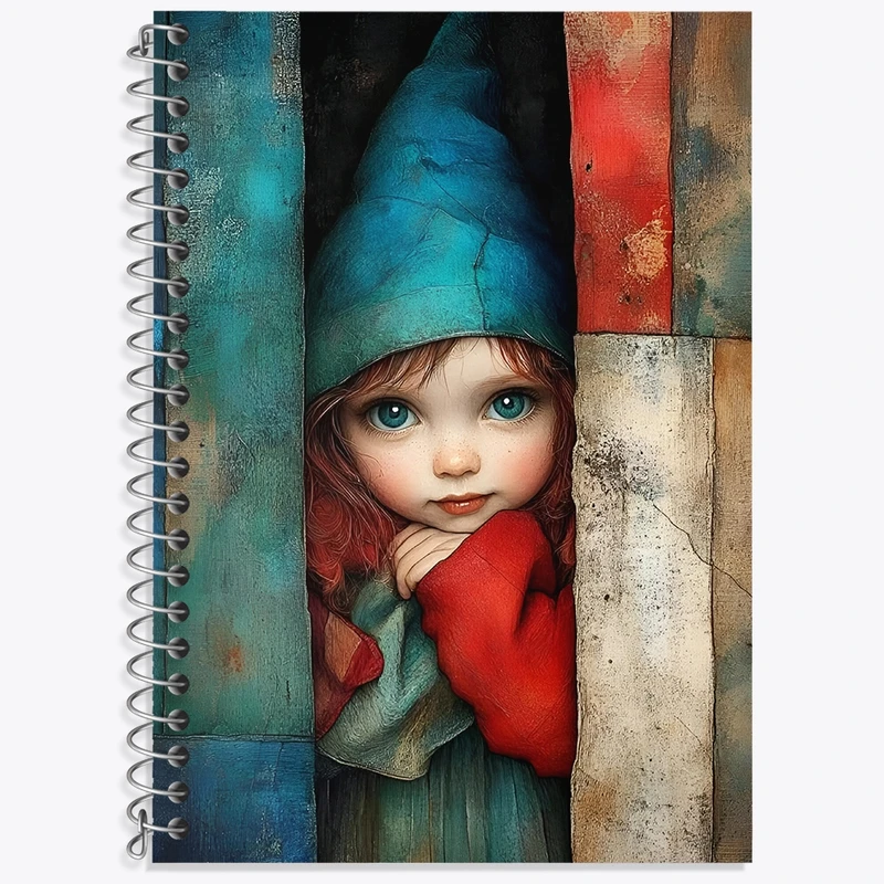 دفتر لغت 50 برگ خندالو طرح دخترانه کد N9384