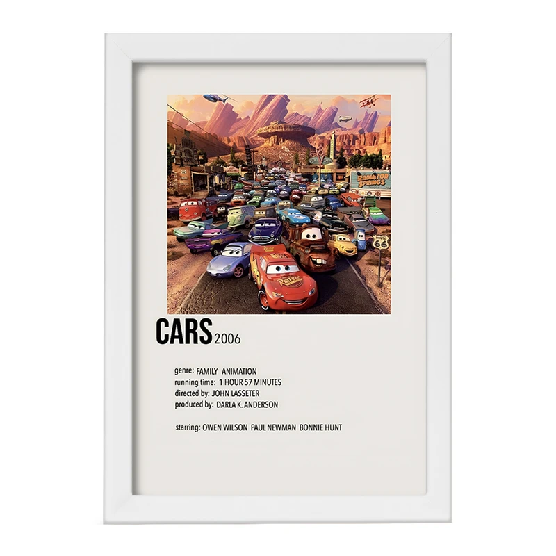 تابلو خندالو طرح ماشین ها (Cars) کد F13236