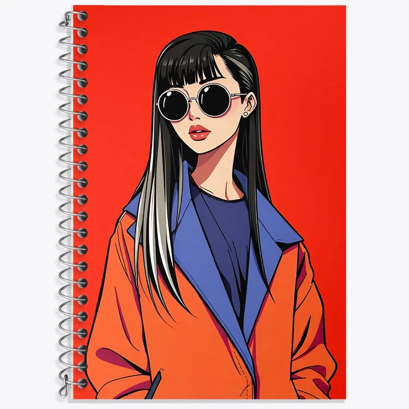 دفتر لغت 50 برگ خندالو طرح دخترانه فانتزی کد N7399