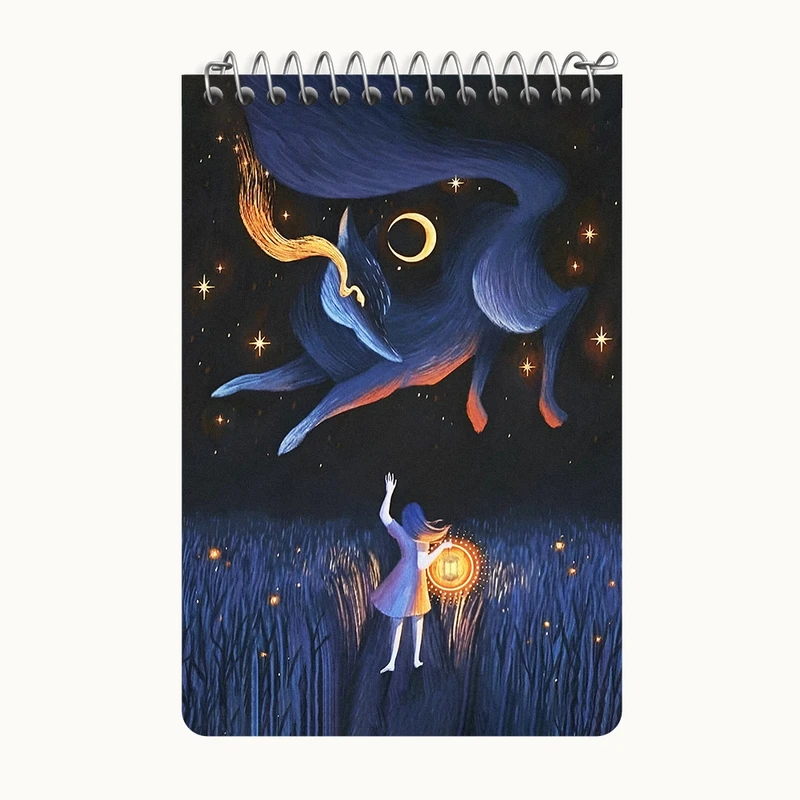 دفتر یادداشت 50 برگ خندالو طرح رویایی کد F8213