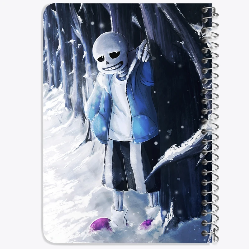 دفتر یادداشت 50 برگ خندالو طرح آندرتیل (Undertale) کد F14439