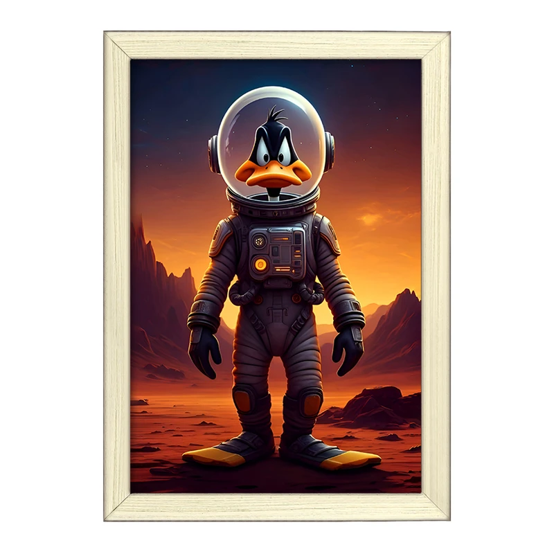 تابلو خندالو طرح دافی داک (Daffy Duck) کد F11747