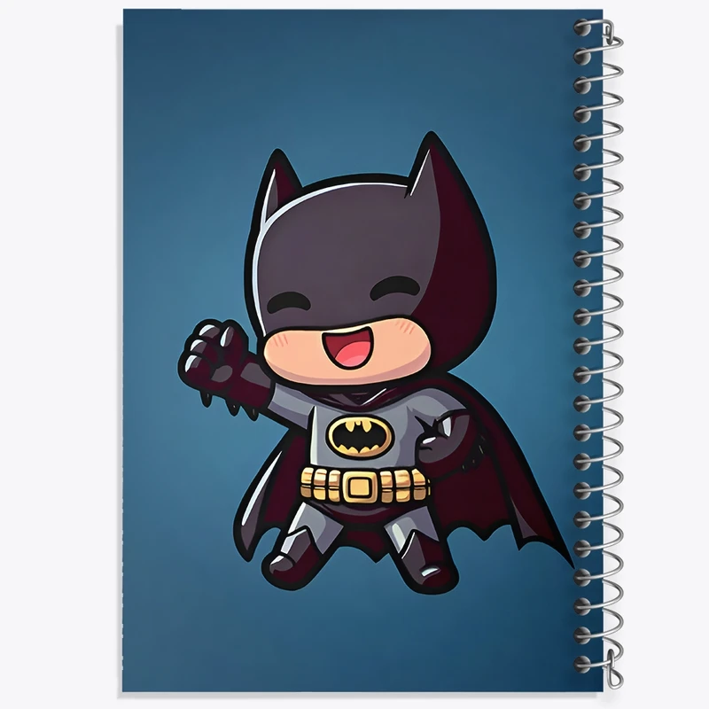 دفتر طراحی 50 برگ خندالو طرح بتمن (Batman) کد F9406