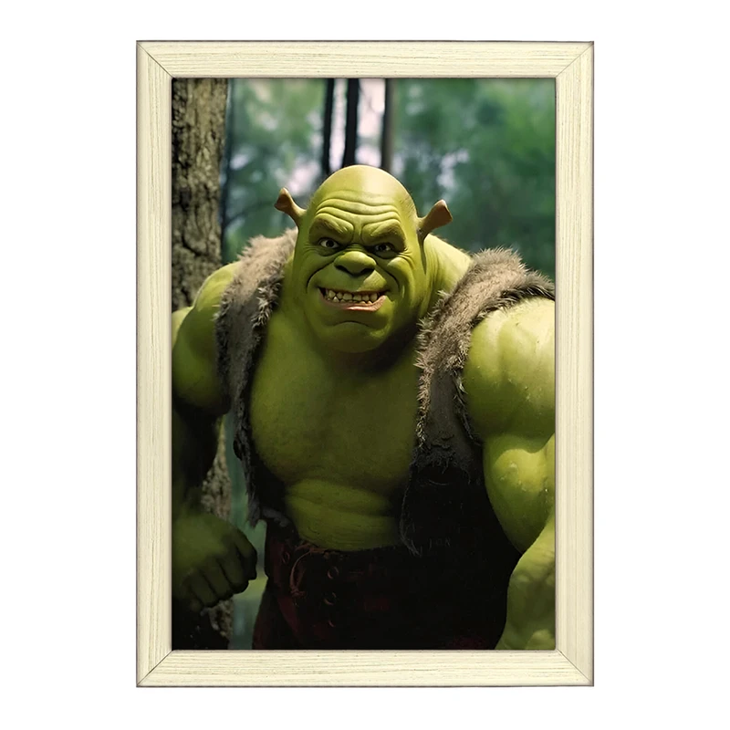 تابلو خندالو طرح شرک (Shrek) کد F6099