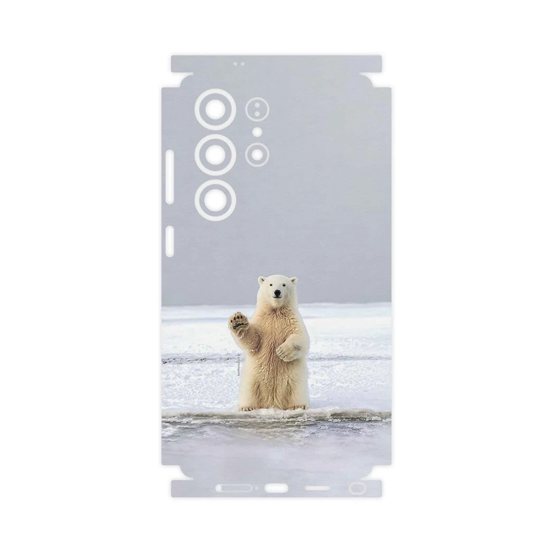 برچسب پوششی ماهوت مدل Polar_bear-FullSkin مناسب برای گوشی موبایل سامسونگ Galaxy S25 Ultra