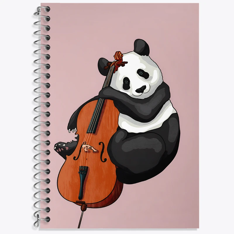 دفتر نت موسیقی 50 برگ خندالو طرح پاندا نوازنده کد N8156