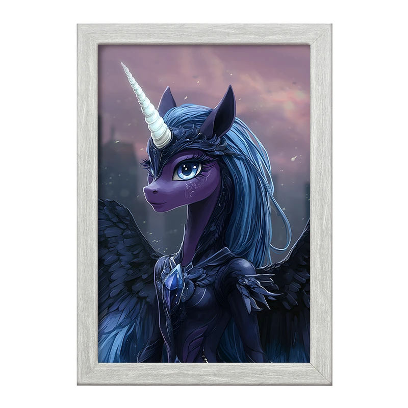 تابلو خندالو طرح اسب تک شاخ کد F6100