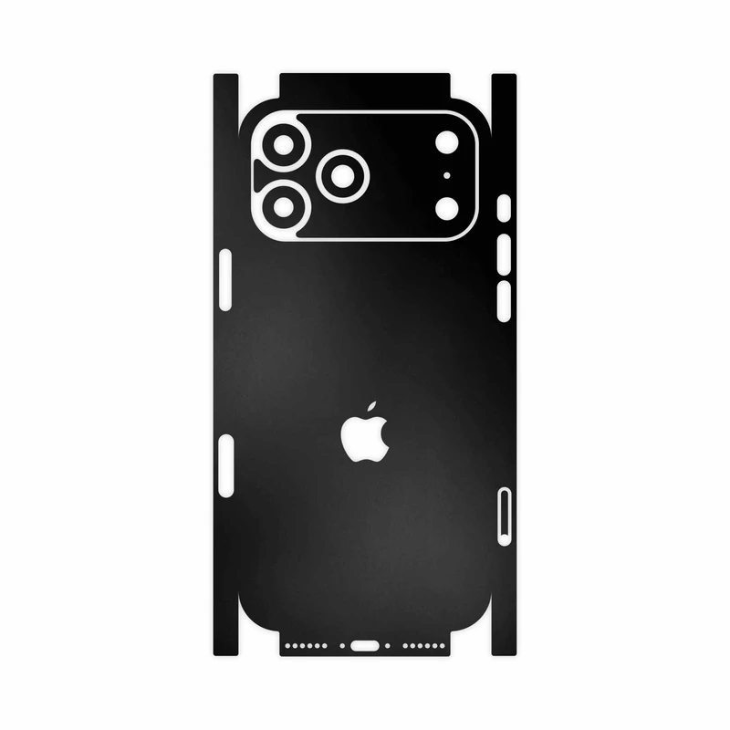 برچسب پوششی ماهوت مدل Matte-Black-FullSkin مناسب برای گوشی موبایل اپل iPhone 17 Pro Max