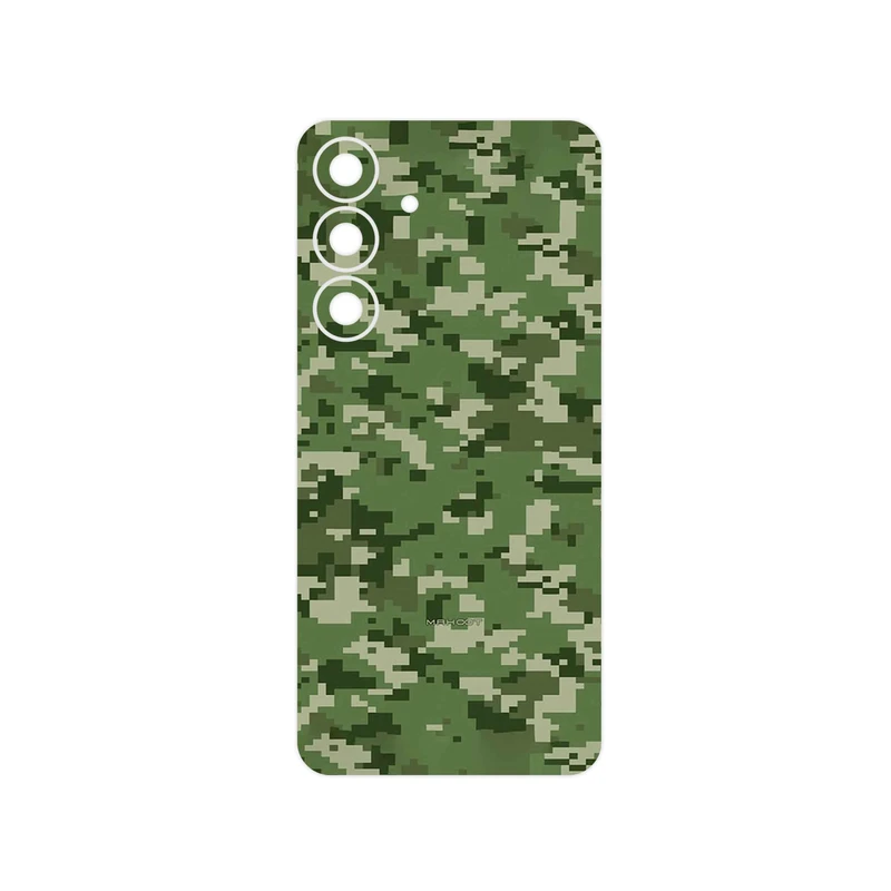 برچسب پوششی ماهوت مدل Army_Green_Pixel مناسب برای گوشی موبایل سامسونگ Galaxy S25 FE