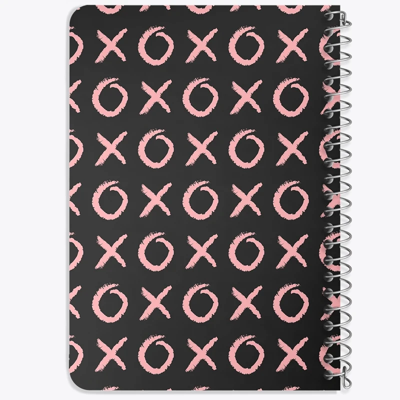 دفتر یادداشت 50 برگ خندالو طرح پترن XO کد N140