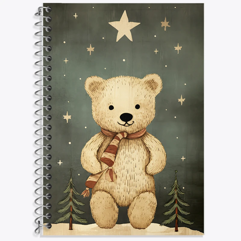 دفتر نت موسیقی 50 برگ خندالو طرح خرس بامزه کد F8842