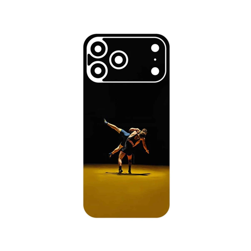 برچسب پوششی ماهوت مدل Wrestling مناسب برای گوشی موبایل اپل iPhone 17 Pro Max